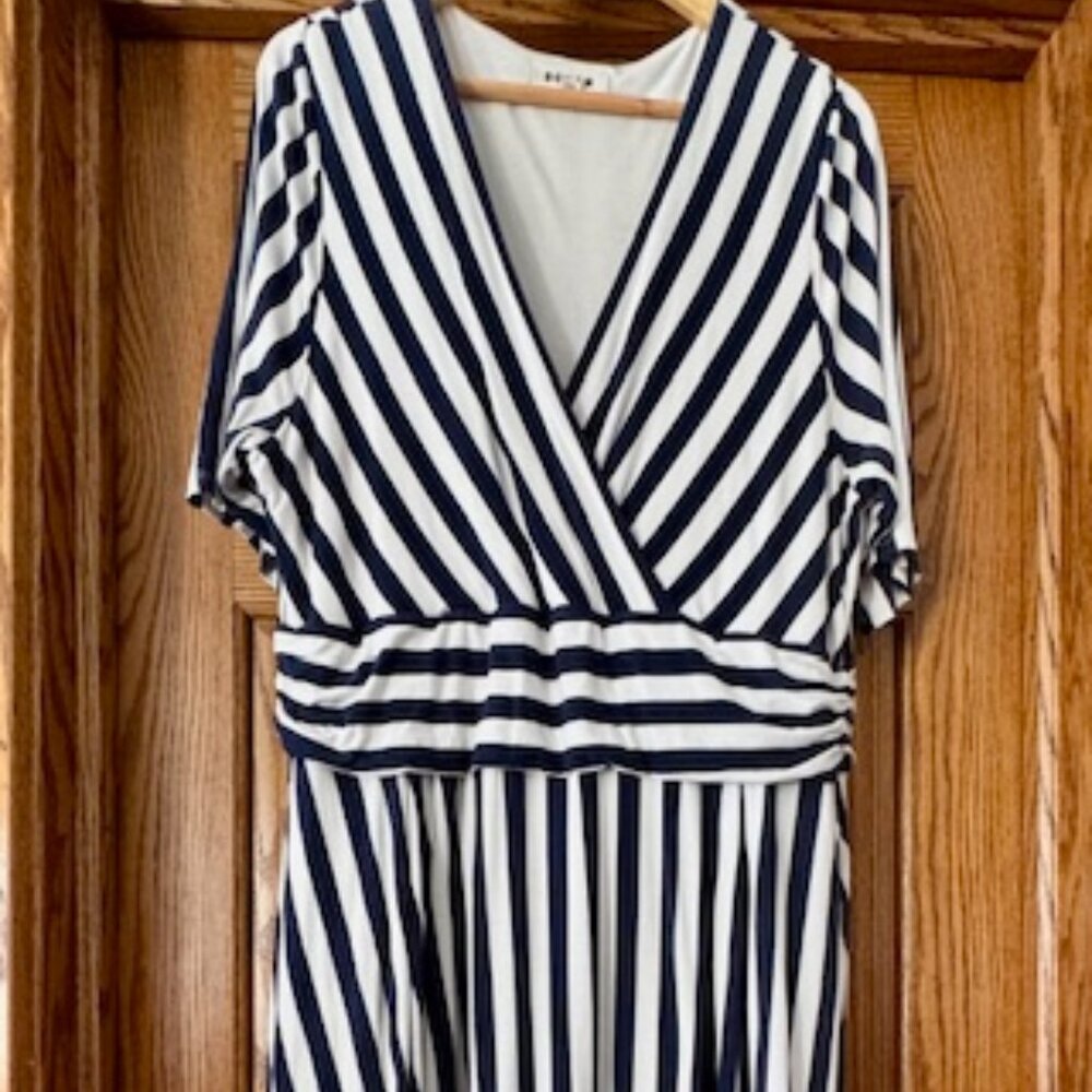 Boden Striped Midi Dress